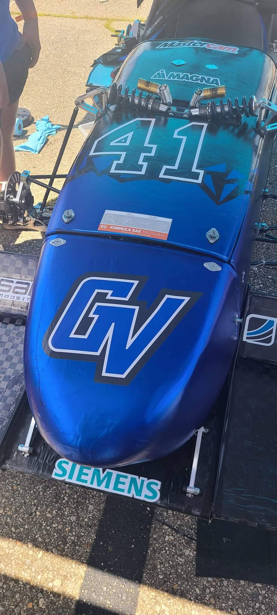 GVSU racing car model